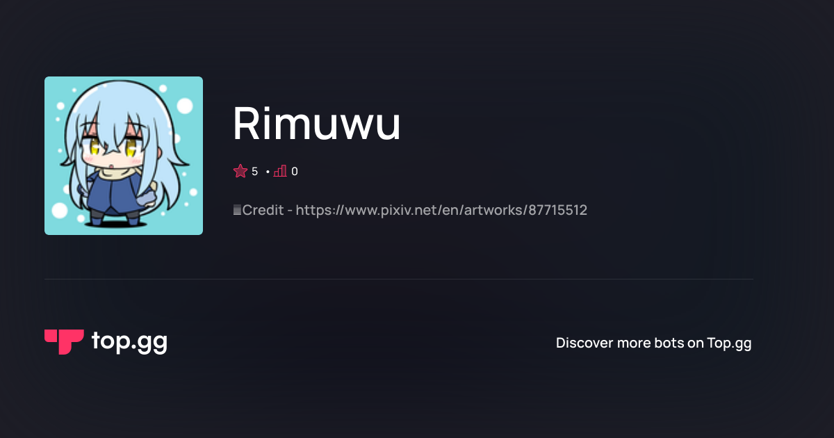 Add Rimuwu Discord Bot | The #1 Discord Bot and Discord App List