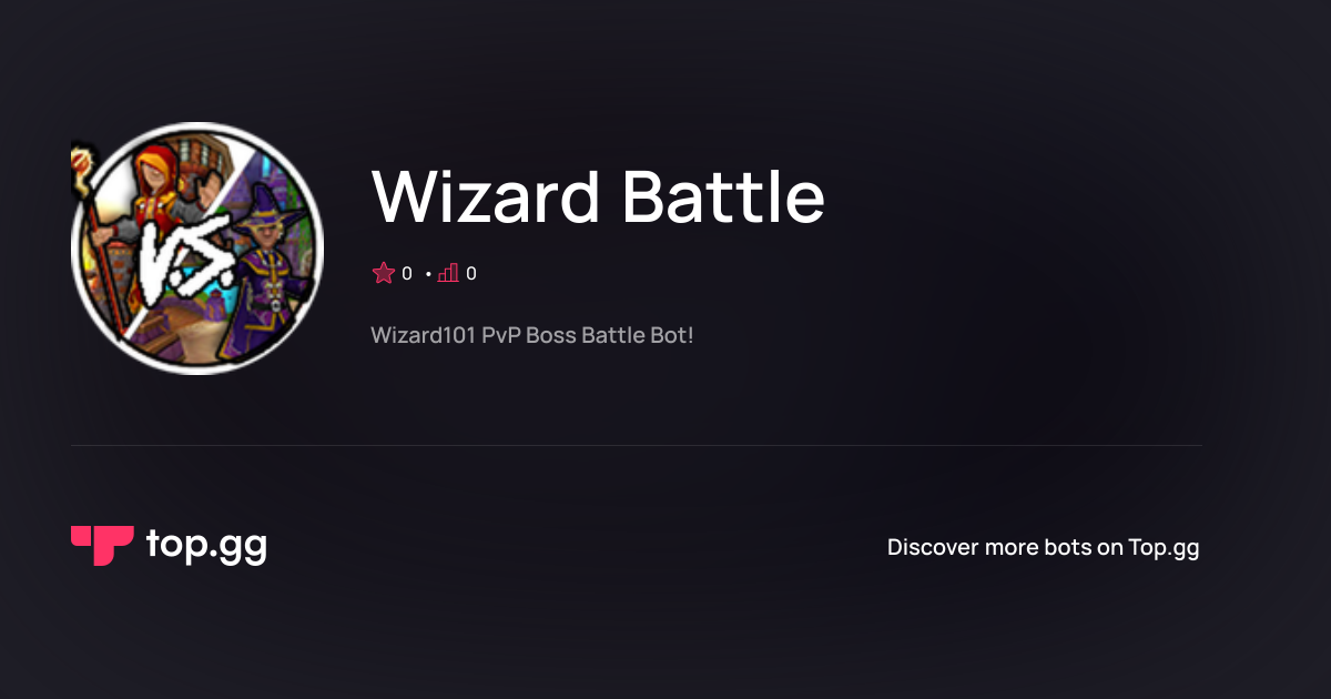 Add Wizard Battle Discord Bot | The #1 Discord Bot and Discord App List