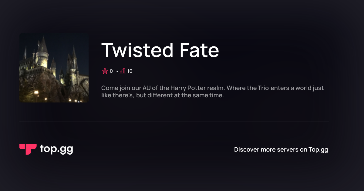 Join Twisted Fate Discord Server | The #1 Discord Server List