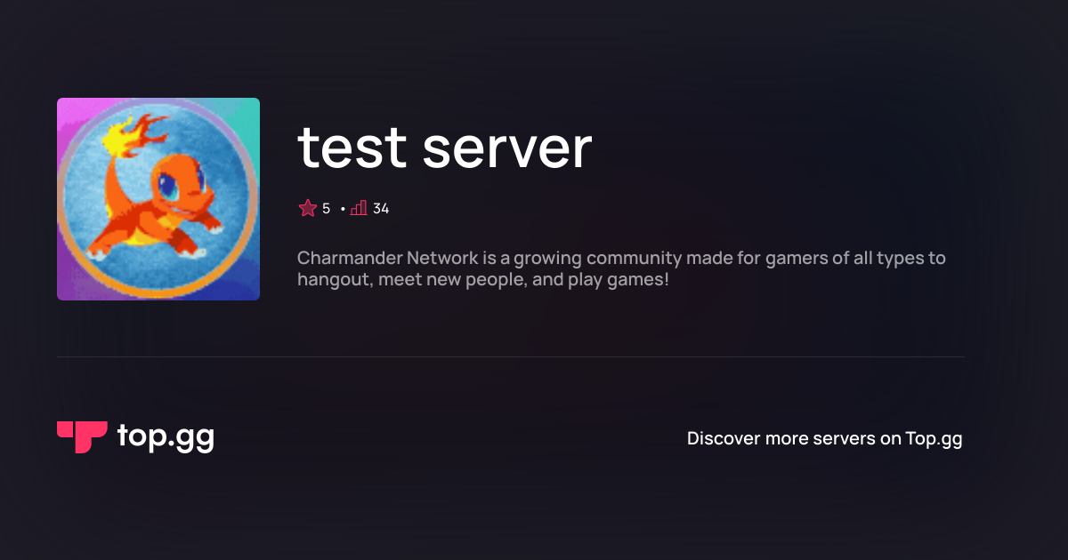 Join test server Discord Server | The #1 Discord Server List