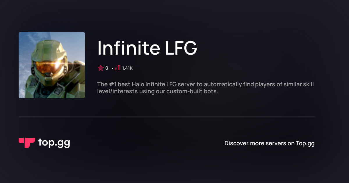 Join Infinite LFG Discord Server | The #1 Discord Server List