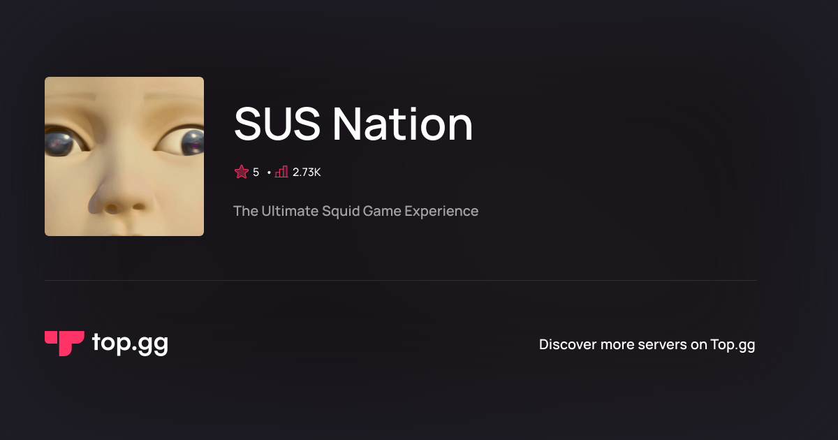 Join SUS Nation Discord Server | The #1 Discord Server List
