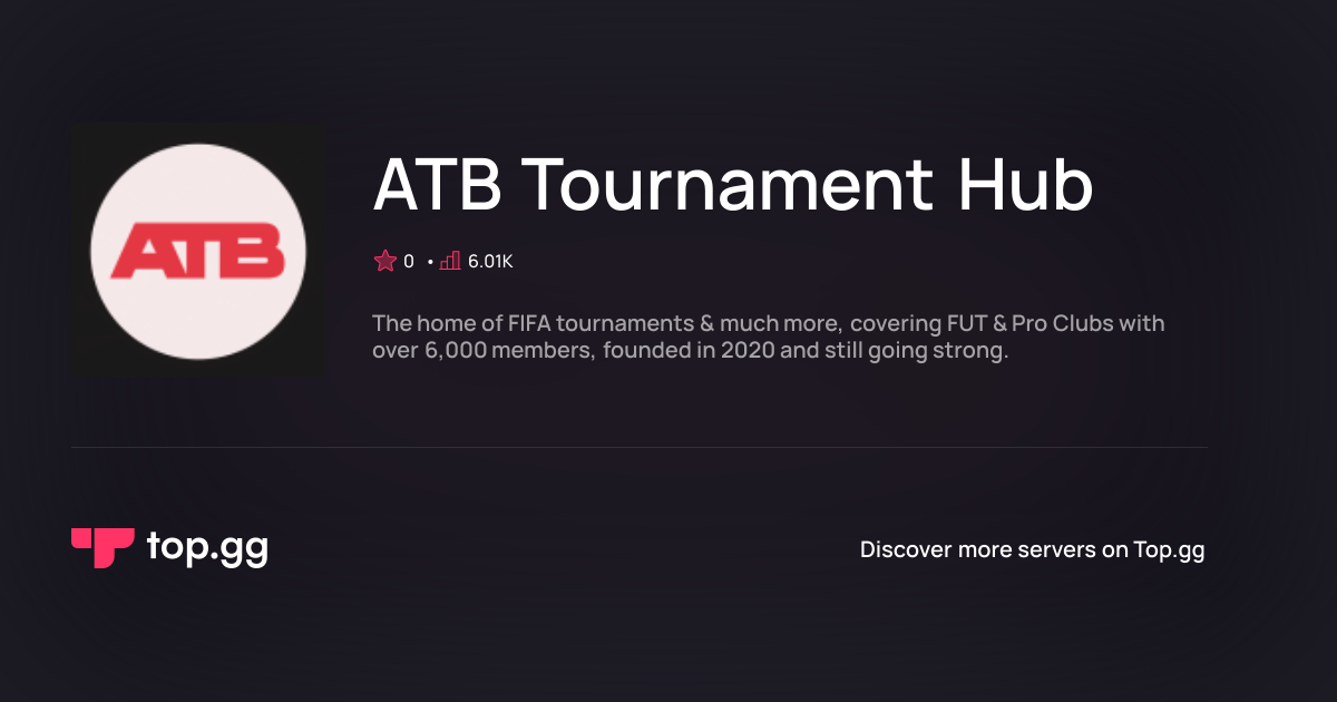 Join ATB Tournament Hub Discord Server | The #1 Discord Server List