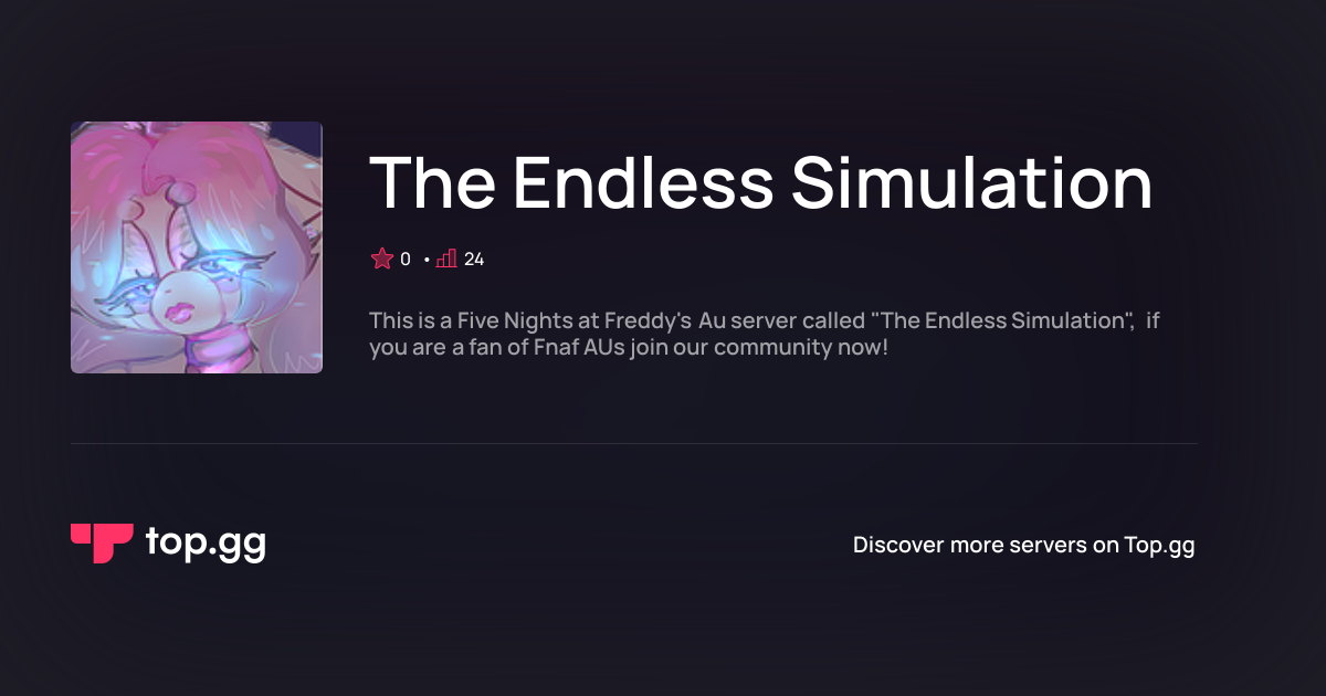 Join The Endless Simulation Discord Server | The #1 Discord Server List