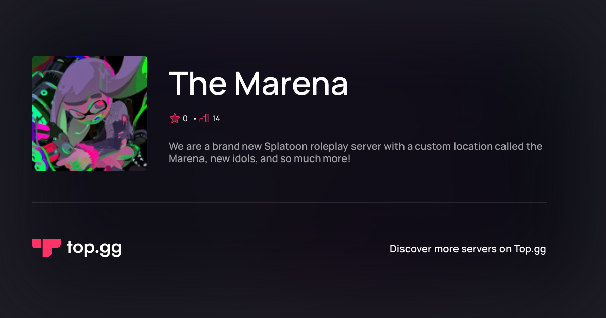 Junte-se ao Servidor do Discord The Marena | A lista n°1 de servidores ...