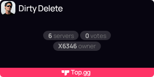 Dirty Delete Bot Widget