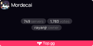 Estado de Mordecai Bot en Top.gg