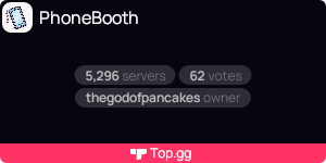 Phonebooth Discord Bot on Top.gg