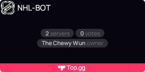 NHL Stats Bot on top.gg