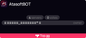 Atasoft Bot Top.gg Widget