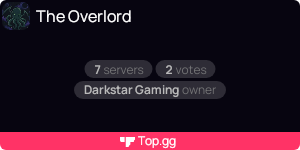 The Overlord on top.gg